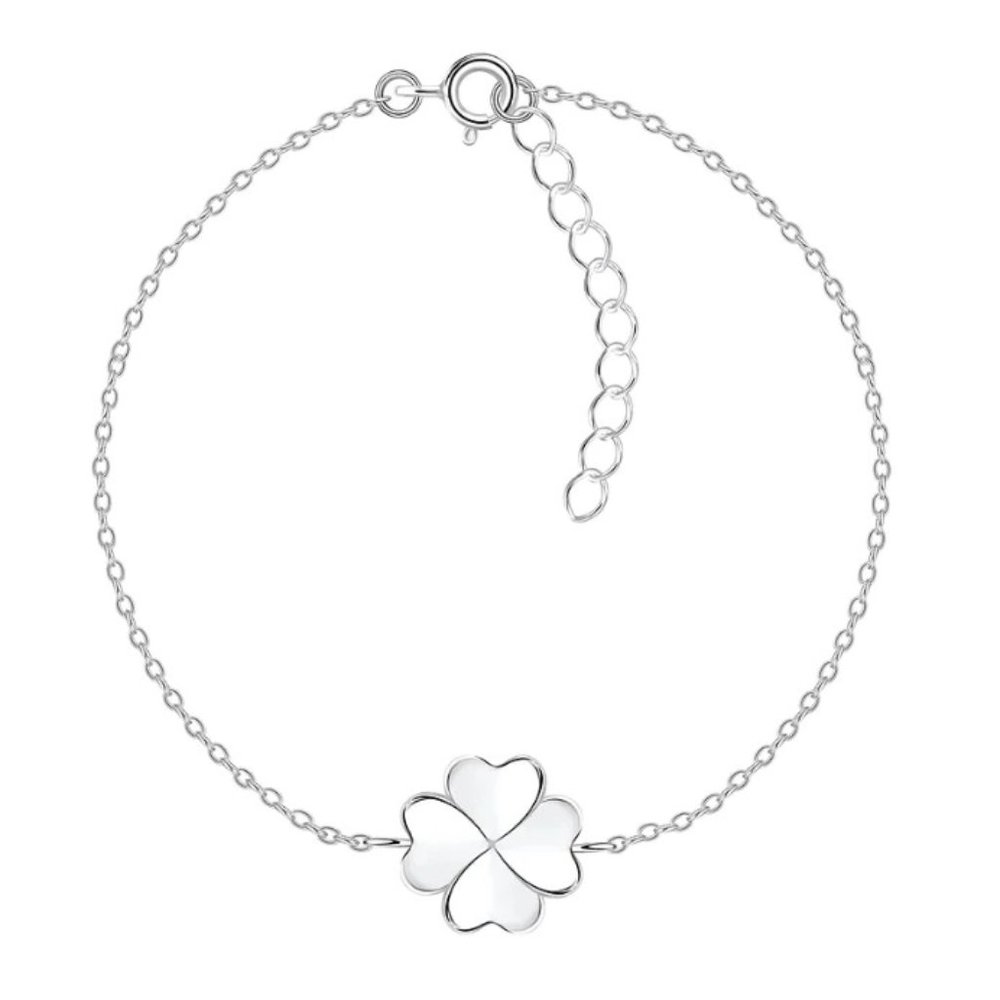 Sterling Silver Clover Bracelet